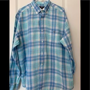 Vineyard Vines Long Sleeve Linen Shirt, XL
